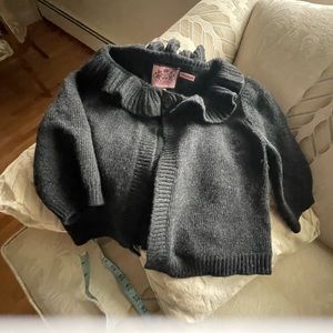 Authentic Juicy Couture Gray Cropped Sweater